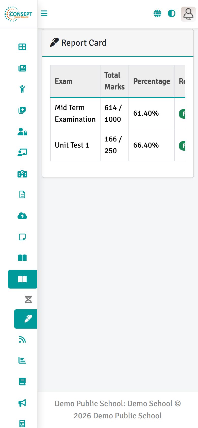 Report card